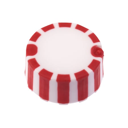 Celltreat CAP ONLY, Red Screw Top Micro Tube Grip Cap W/O-Ring, Non-sterile, PK1000 230840R
